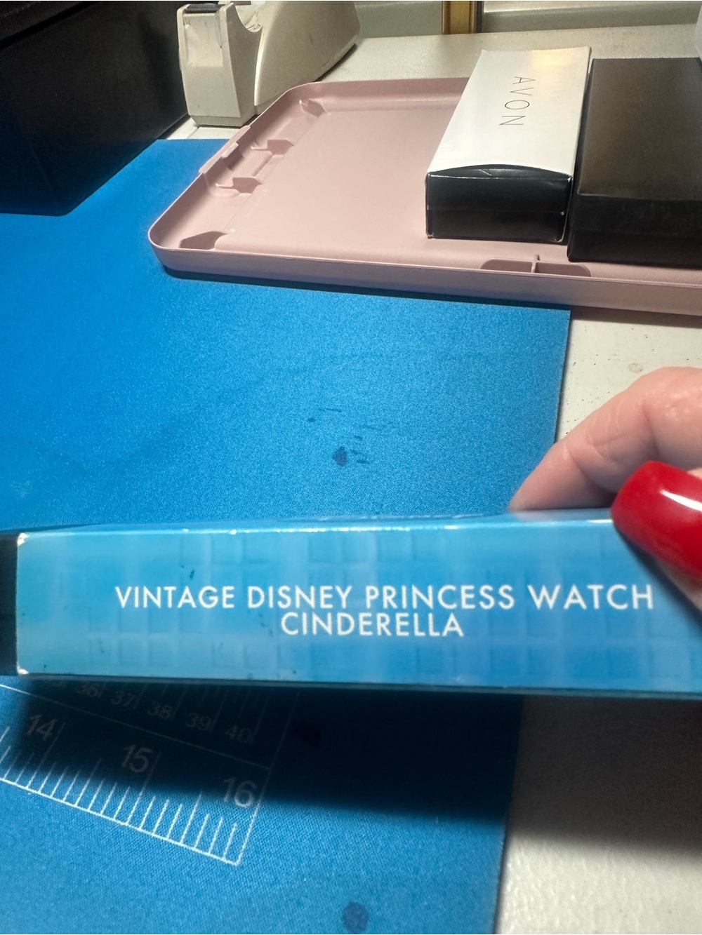 Disney Cinderella Vintage Princess Watch in Blue and Silver - Picture 3 of 3